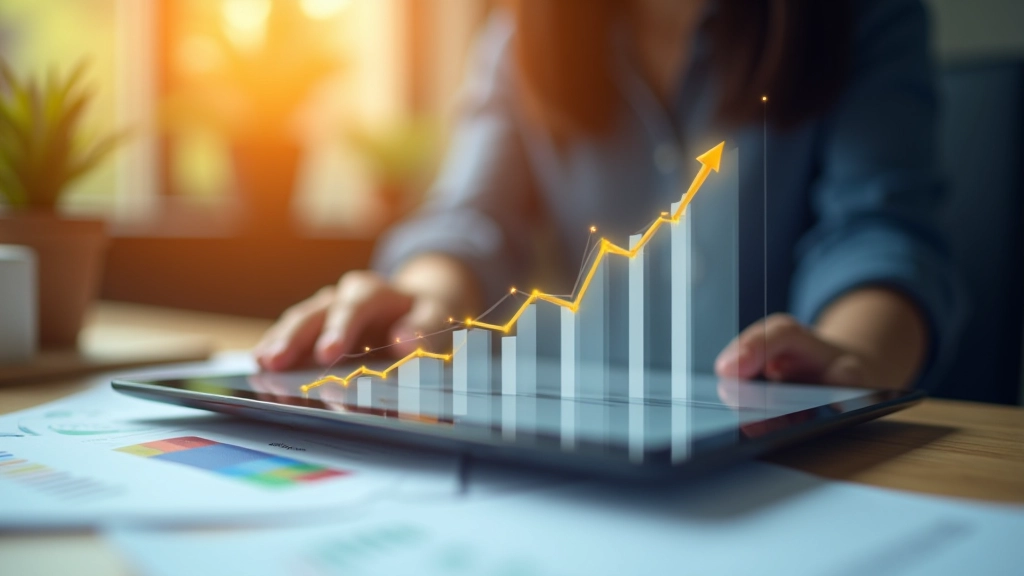 Plan d'épargne visualisé avec une croissance progressive des fonds sur plusieurs années